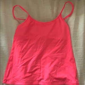 Hot pink tank top